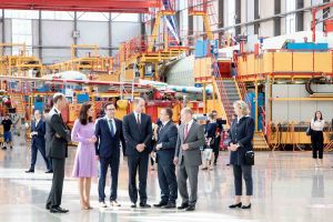 Herzogin Kate und Prinz William besuchten Airbus-Werk in Hamburg