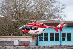 1.000. Einsatz: Christoph 42 fliegt Kind mit Verbrühung zu Spezialisten