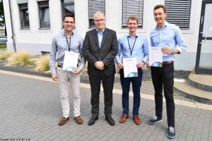 TU München Gewinnerteam beim Flugzeug der Zukunft