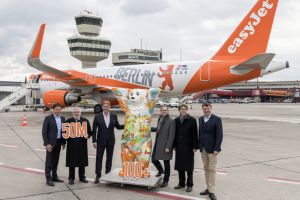 Sonderbemalung auf easyJet Airbus A320