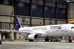 Fanhansa A321-200 bringt Nationalmannschaft zur WM