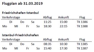 Turkish Airlines: Täglich vom Bodensee nach Istanbul