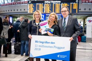 Flughafen STR zählt erstmals 11.000.000 Passagiere