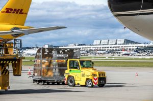 Neue E-Schlepper fürs Vorfeld am Flughafen Stuttgart
