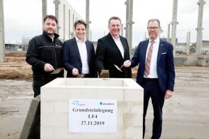 Grundstein für neue Luftfrachthalle am Fraport