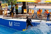 Surf-Camp und Europameisterschaft auf Münchner Flughafen-Welle