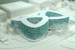 Abrissbirne am Parkhaus des Stuttgarter Airports