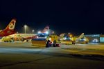 Winterdienst am Stuttgart Airport probt Wintereinbruch