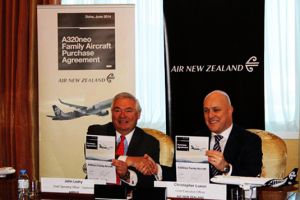 Airbus A320 für Flottenerneuerung von Air New Zealand