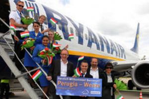 Ryanair verbindet Airport Weeze mit Perugia in Umbrien