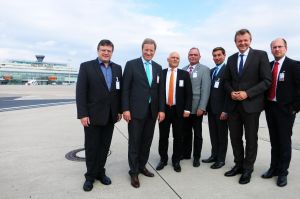 MdB aus der Region waren zu Besuch am Köln Bonn Airport
