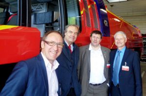 EU-Parlamentsmitglied Karl-Heinz Florenz am Airport Weeze
