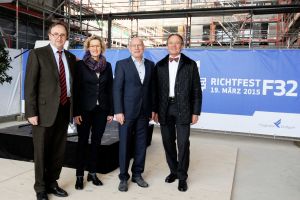 Zentrale der Flughafengesellschaft Stuttgart feiert Richtfest