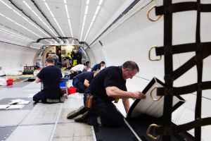 Kanzler-Airbus A300 nun startklar als ZERO-G Parabelflugzeug