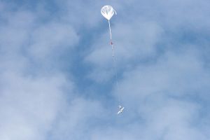 Technologieerprobung: Start am Ballon, dann Segeln zum Startplatz