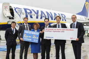 Ryanair startet tägliche Verbindung Berlin – Köln Bonn
