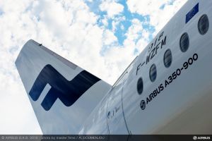 Erster Airbus A350 XWB an Finnair übergeben