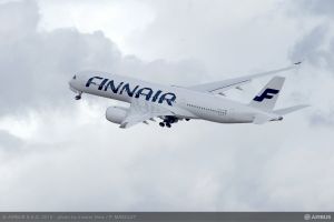 Erster Airbus A350 XWB an Finnair übergeben