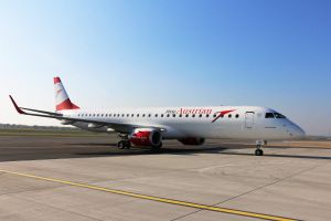 Offizieller Erstflug für Embraer 195 bei Austrian Airlines