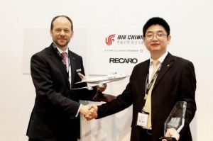 Air China bestuhlt Airbus A350 mit Recaro CL3710
