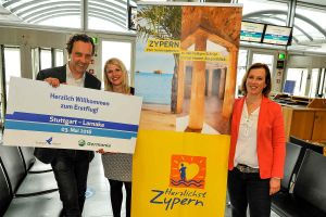 Germania mit Ziel Zypern neu am Flughafen Stuttgart