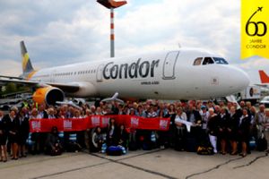 120 erlebten Sonderflug nach Mallorca zum 60. von Condor