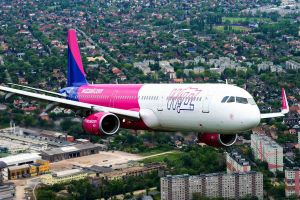 Wizz Air lässt Airbus A321 über Budapest kreisen