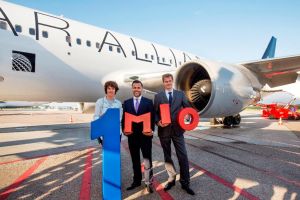 1.000.000 Passagiere bei United Airlines auf Hamburg – New York