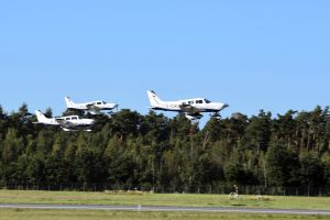 Aero Club Nürnberg fliegt neue Piper PA28 ein