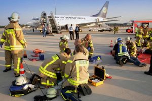 Flugzeug in Turbulenzen: Sicherheitsübung in Frankfurt
