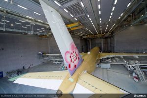 CAL fliegt ihren ersten Airbus A350 XWB
