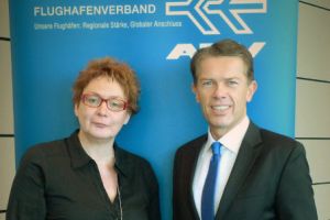 Daniela Beh­rens und Michael Fraas im ADV-Verwaltungsrat