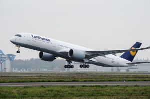 Erstflug der A350-900 für Lufthansa