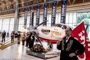 Pilatus übergibt 1.500. Flugzeug des PC-12